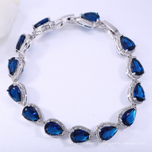 Bracelet goutte d&#39;eau bleu bijoux insolite